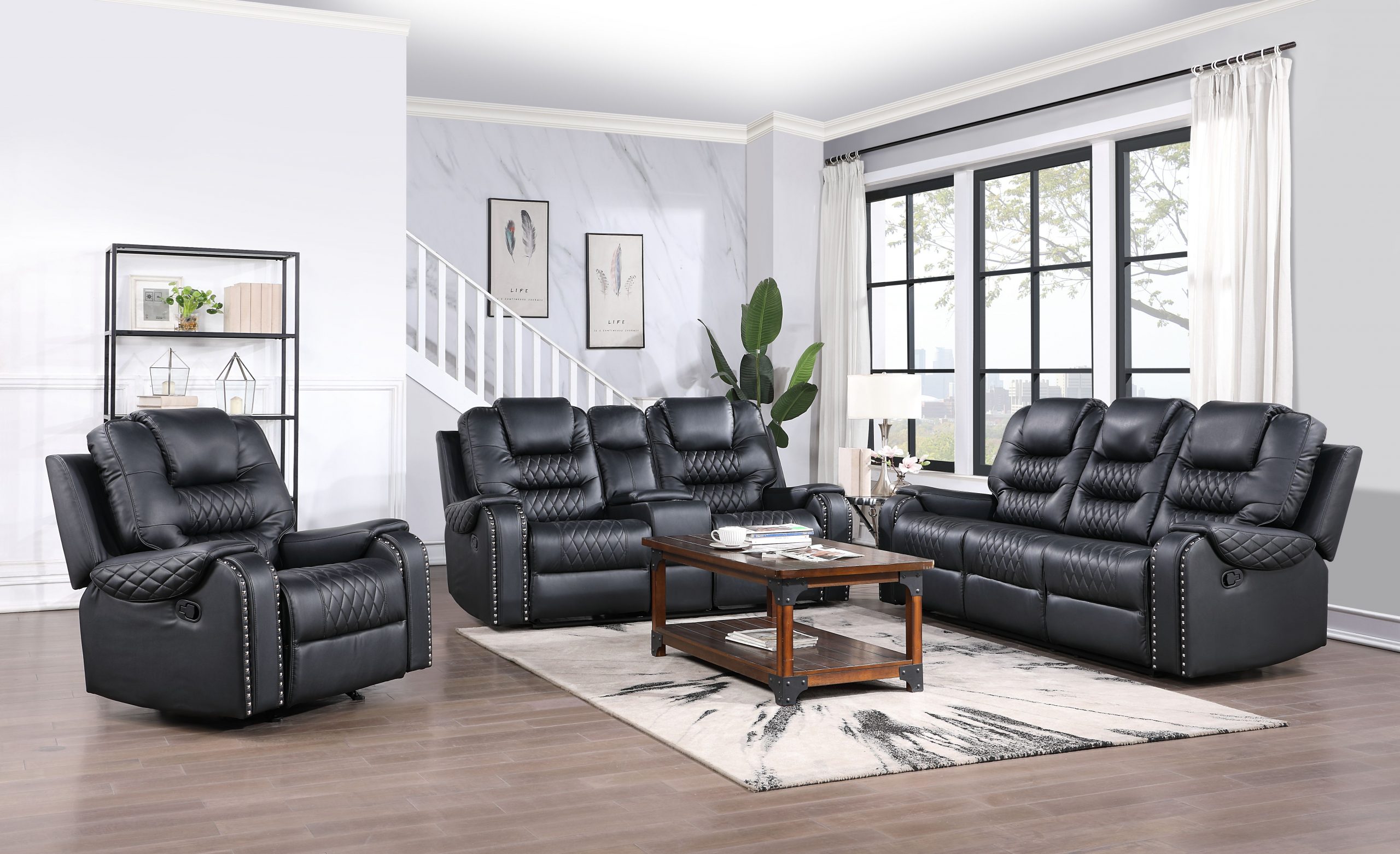 Leather Motion Living Room Ey Furniture